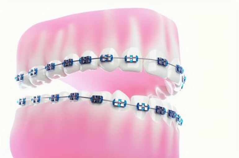 矯正歯科治療のイラスト